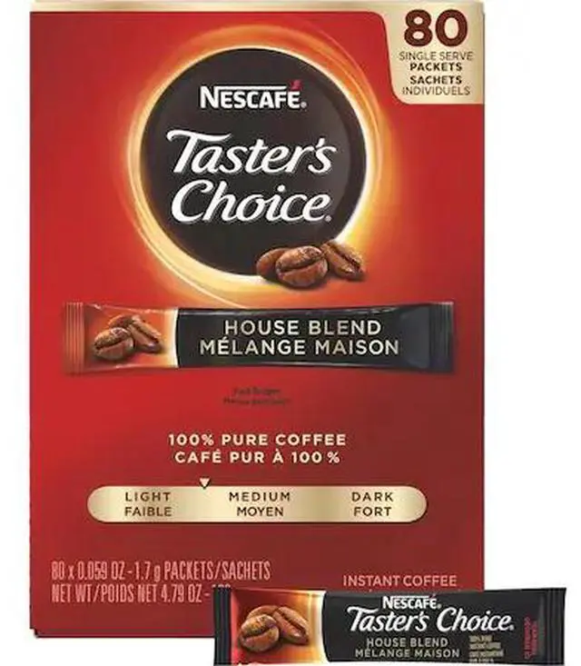 Alt view image 3 of 9 - Nescafé 15782 Premium Instant-Coffee Single-Serve Sticks, Original Blend, .06oz, 80/Box