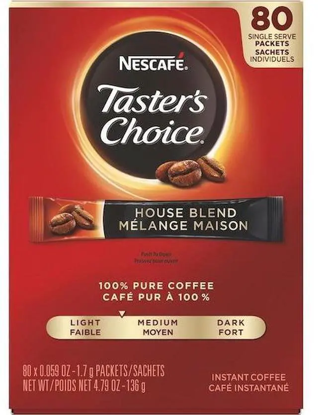 Alt view image 5 of 9 - Nescafé 15782 Premium Instant-Coffee Single-Serve Sticks, Original Blend, .06oz, 80/Box