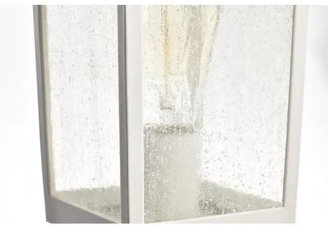 Alt view image 5 of 7 - NUVO 60/5951 Cove Neck Outdoor Large Post Lantern 1 Light White Finish