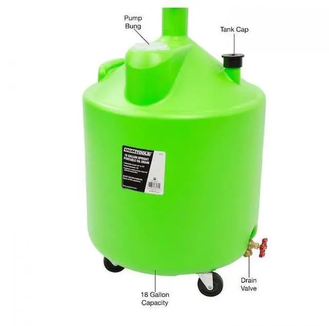 Alt view image 3 of 7 - OEMTOOLS 87031 18 Gallon Upright Portable Oil Drain