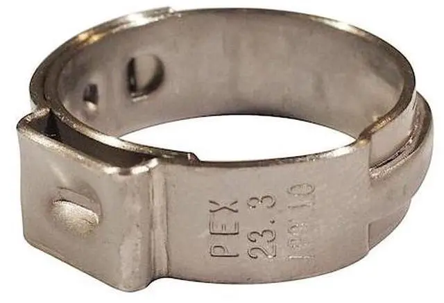 Alt view image 2 of 7 - APOLLO PXPC3425PK 3/4 in. Stainless Steel PEX Barb Pinch Clamp (25-Pack), 25PK