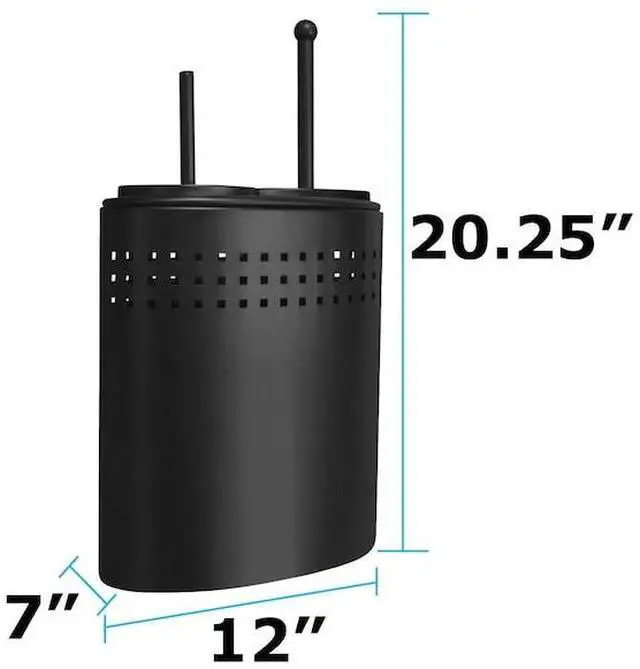 Alt view image 2 of 6 - BLUE DONUTS BD3934622 Toilet Brush and Plunger Set Toilet Plunger Toilet Brush