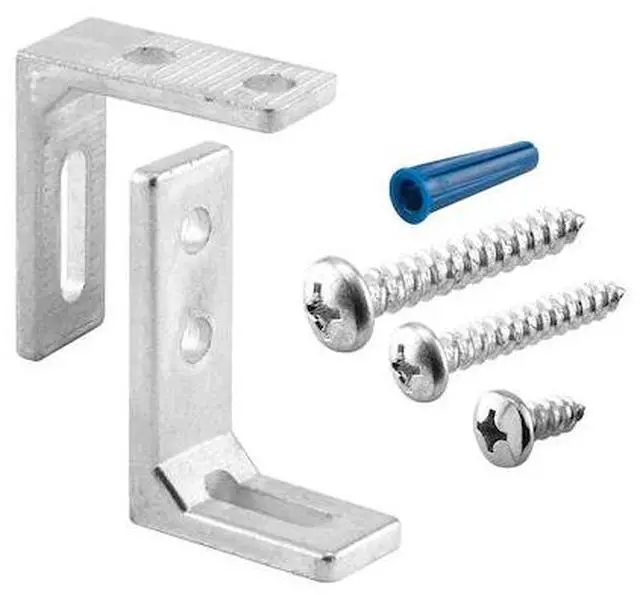 Main image of PRIME-LINE 656-9408 Pilaster Anchor Pack, 3/4 in. and Larger, L-Brackets with