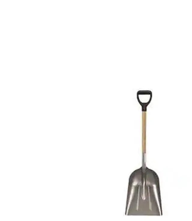 Main image of BON TOOL 84-700 14-1/2 in X 17-3/4 in Scoop Shovel, Aluminum, 29 in L D-Grip