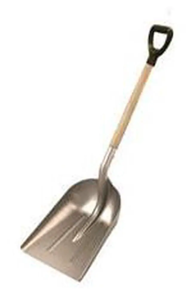 Alt view image 2 of 2 - BON TOOL 84-700 14-1/2 in X 17-3/4 in Scoop Shovel, Aluminum, 29 in L D-Grip