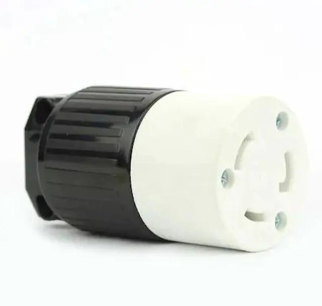 Alt view image 2 of 2 - superior electric yga024f twist lock electrical receptacle 3 wire, 30 amps, 125v, nema l5-30r