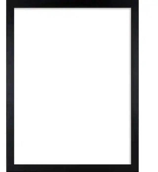 Alt view image 2 of 11 - Lorell Wide Frame - 24" x 36" Frame Size - Rectangle - Wall Mountable - Horizontal, Vertical - 1 Each - Wood - Black