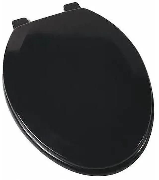 Main image of JONES STEPHENS C014WD90 Deluxe Molded Wood Seat,Blk,Elongated With Cover,