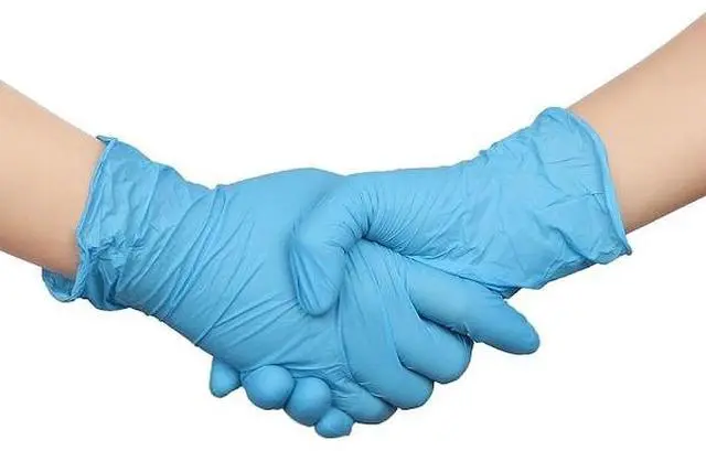 Alt view image 2 of 5 - ZORO SELECT SYNMAXLC Disposable Gloves, Vinyl/Nitrile Blend, Powder-Free,