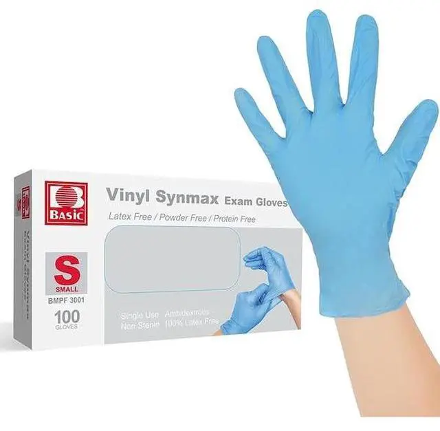 Alt view image 4 of 5 - ZORO SELECT SYNMAXSC Disposable Gloves, Vinyl/Nitrile Blend, 4 mil,