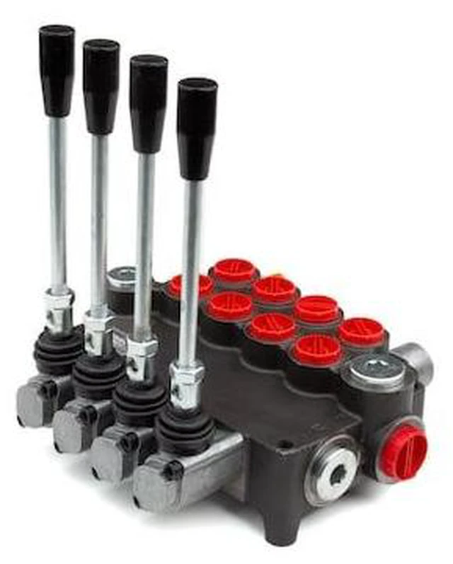 Alt view image 4 of 5 - CHIEF 220902 Directional Control Valve, 21 GPM, SAE 10/12 Inlet/Outlet, 4 Spool