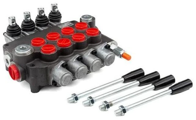 Alt view image 5 of 5 - CHIEF 220902 Directional Control Valve, 21 GPM, SAE 10/12 Inlet/Outlet, 4 Spool
