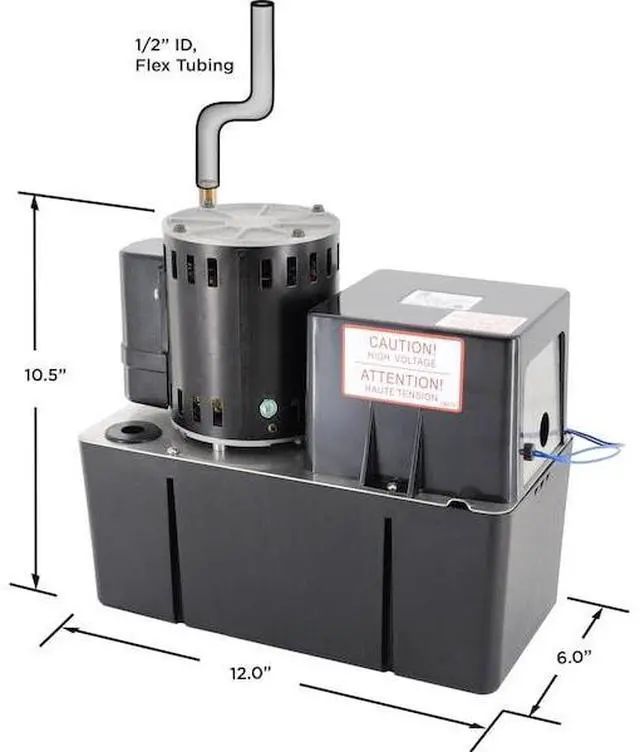 Alt view image 3 of 3 - BECKETT CP651ULHTS Pump-115V Condensate 212 degree