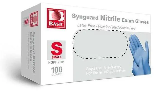 Alt view image 3 of 5 - ZORO SELECT NitrileSC Disposable Gloves, Nitrile, 4 mil, Latex-Free,