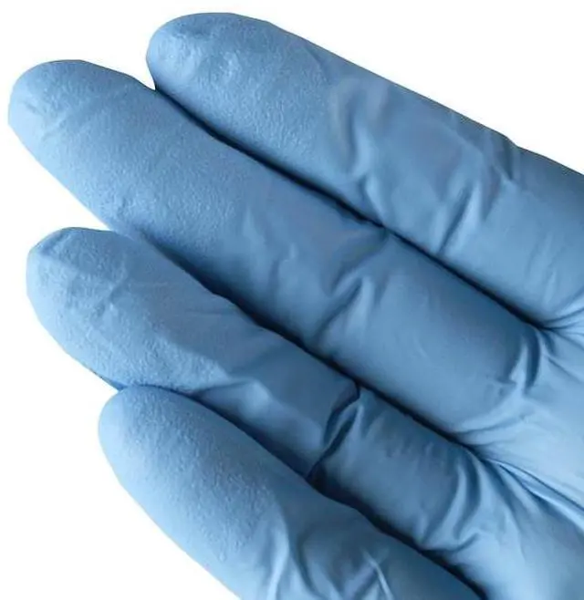 Alt view image 4 of 5 - ZORO SELECT NitrileSC Disposable Gloves, Nitrile, 4 mil, Latex-Free,