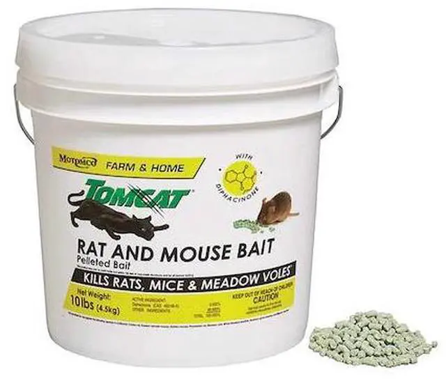 Alt view image 2 of 2 - Motomco Ltd 198869 10 Lb Tomcat Rat and Mouse Bait Pellets