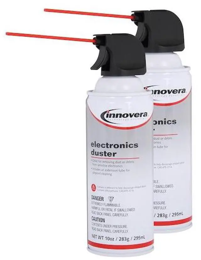 Alt view image 10 of 13 - Compressed Air Duster Cleaner, 10 oz Can, 2/Pack 10012