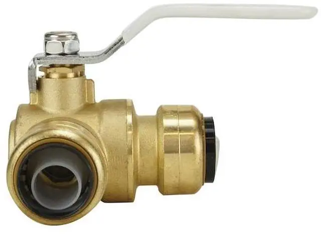 Alt view image 3 of 7 - APOLLO FSBBV334 3/4 in. Brass Push-To-Connect 3-Way Ball Valve