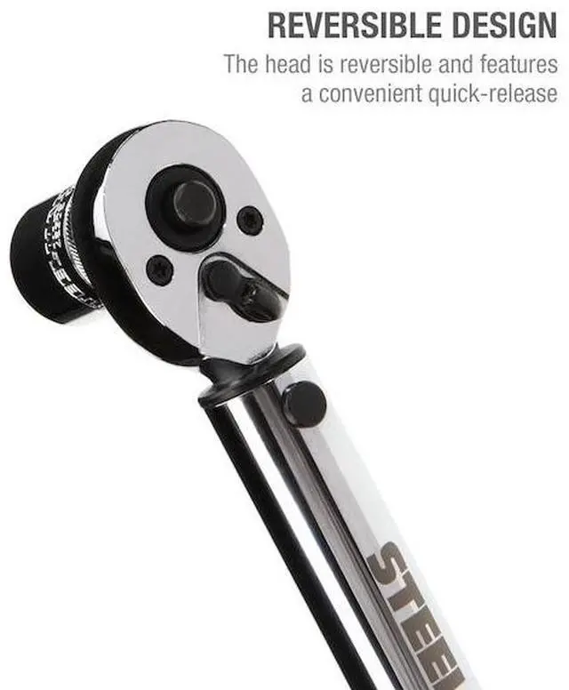 Alt view image 13 of 13 - STEELMAN 60464 3/8-Inch Drive 30-200 in-lb Micro-Adjustable Torque Wrench