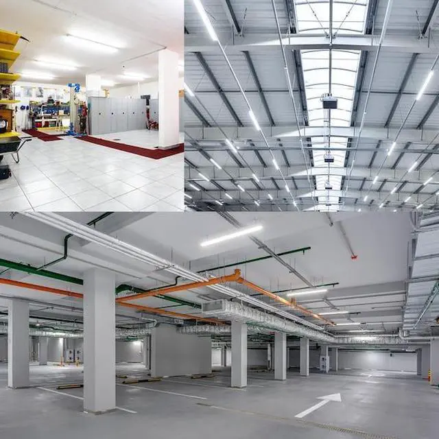 Alt view image 7 of 7 - LUXRITE LR25195-1PK 4 FT Linear LED Shop Light 3 CCT Selectable 3500K-5000K