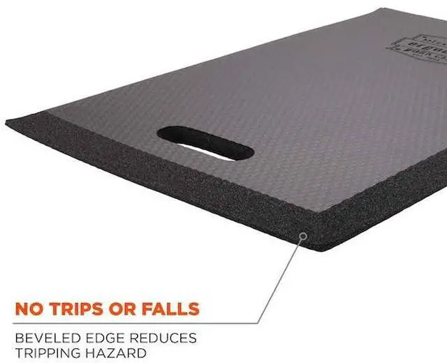 Alt view image 6 of 7 - ERGODYNE 381 Black Standard Foam Kneeling Pad, 0.5"