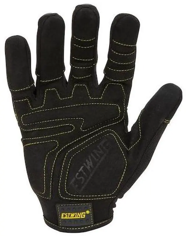 Alt view image 3 of 3 - ESTWING EWIMPBR0509 Impact Breaker Gloves in Black, Medium