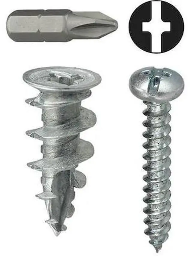 Main image of DOTTIE WDK8T Screw Anchor, 1-1/2" L, Zamac Alloy