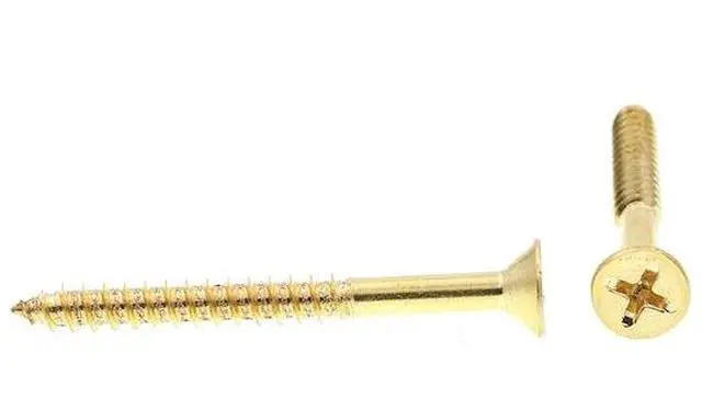 Alt view image 4 of 4 - PRIME-LINE 9035814 Wood Screw, Flat Head, Phillips Drive No. 10 X 2in Solid