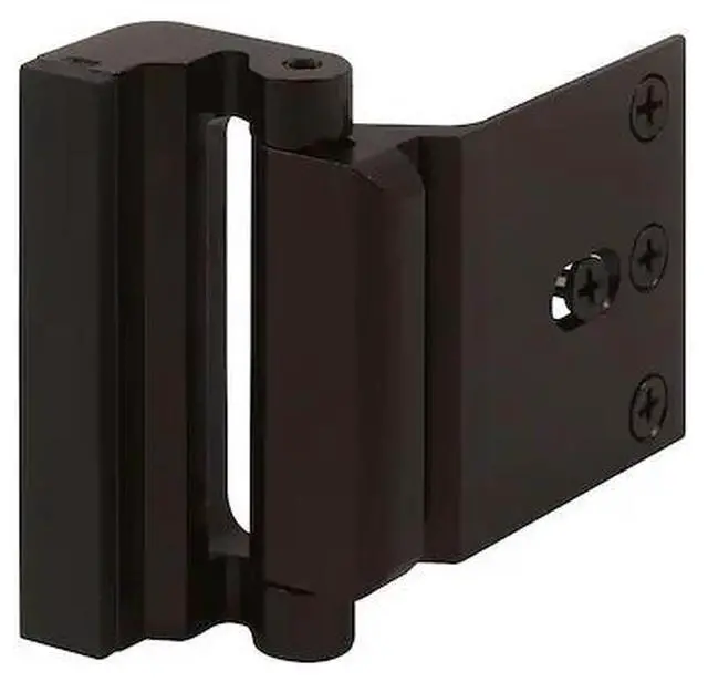 Main image of PRIME-LINE U 11126 Door Reinforcement Lock, 3 in. Stop, Aluminum Construction,