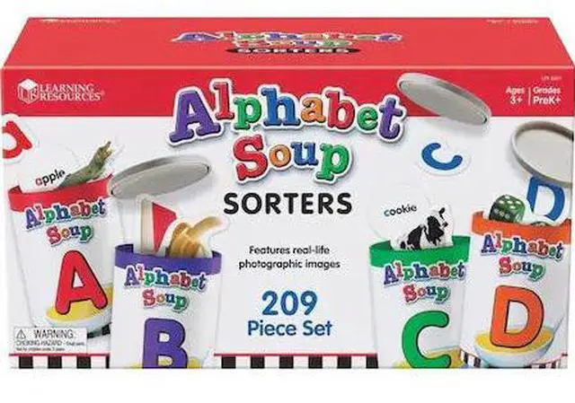 Alt view image 17 of 20 - Learning Resources LER6801 Alphabet Soup Sorters