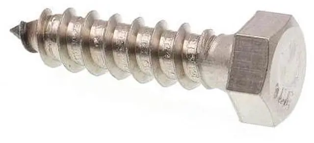 Main image of PRIME-LINE 9056104 Hex Lag Screw 3/8in X 1-1/2in Grade 18-8 Stainless Steel 25PK