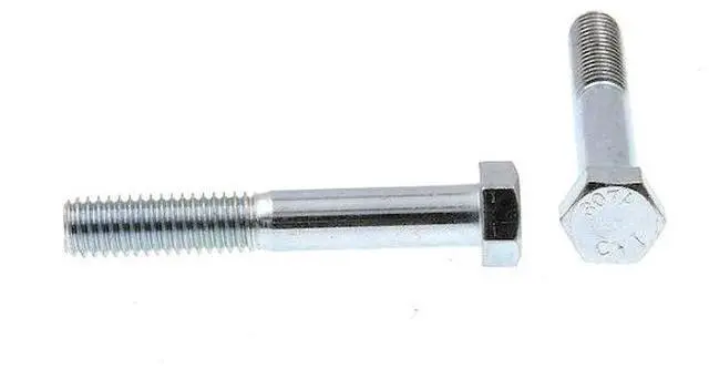 Alt view image 3 of 4 - PRIME-LINE 9059752 Hex Bolts 3/8in-16 X 2-1/2in A307 Grade A Zinc Plated Steel