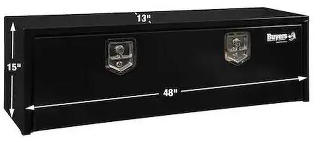 Main image of BUYERS PRODUCTS 1703328 15x13x48 Inch Black Steel Underbody Truck Box with