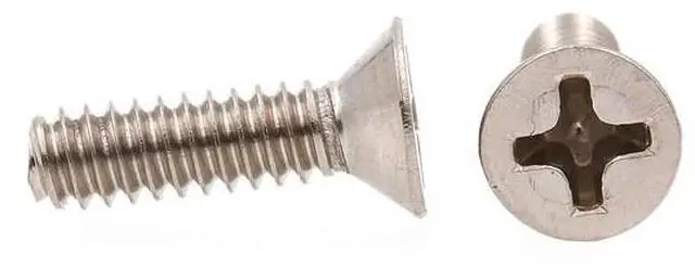 Alt view image 3 of 4 - PRIME-LINE 9000531 Machine Screw, Flat Head, Phillip Drive No. 6-32 X 1/2in