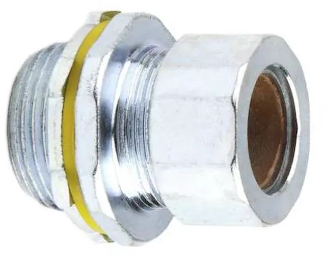 Main image of DOTTIE SR75A650 L.H. Dottie 3/4'' Steel Strain Relief Connector (Brown