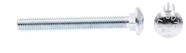 Alt view image 3 of 4 - PRIME-LINE 9063761 Carriage Bolts 3/8in-16 X 3-1/2in A307 Grade A Zinc Plated