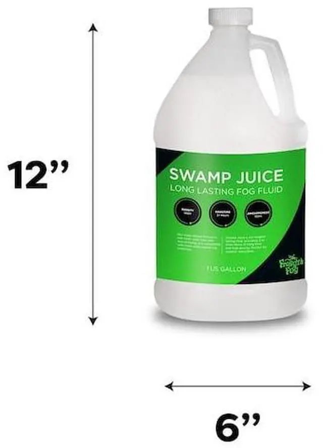 Alt view image 2 of 7 - FROGGY'S FOG FJ-SW-1 Swamp Juice Extreme Long Lasting Fog Fluid - 1 Gallon