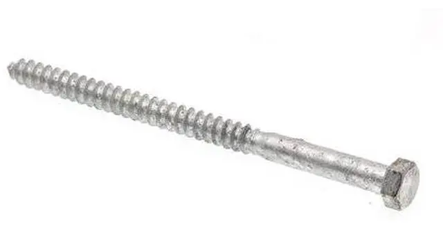 Main image of PRIME-LINE 9056598 Hex Lag Screw 3/8in X 6in A307 Grade A Hot Dip Galvanized