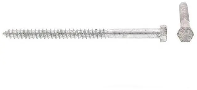 Alt view image 4 of 4 - PRIME-LINE 9056598 Hex Lag Screw 3/8in X 6in A307 Grade A Hot Dip Galvanized