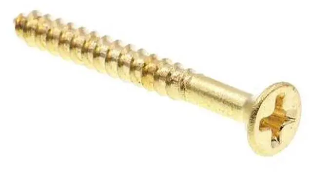 Main image of PRIME-LINE 9034769 Wood Screw, Flat Head, Phillips Drive No. 6 X 1-1/4in Solid