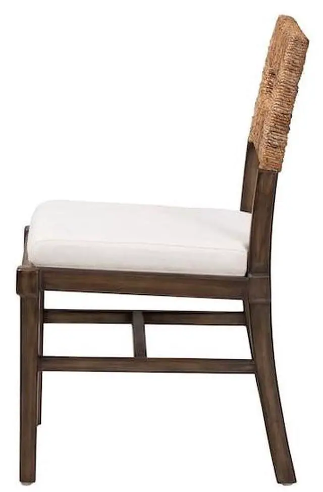 Alt view image 5 of 7 - BAXTON STUDIO 225-13103-ZORO Porsha Modern Bohemian Dark Brown Finished