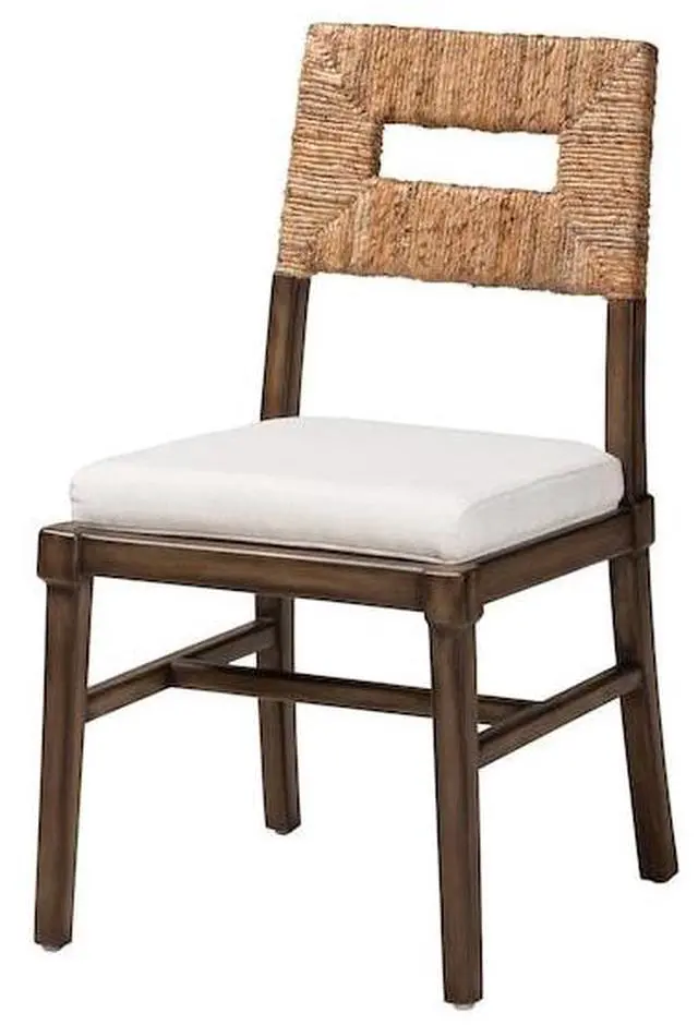 Alt view image 3 of 7 - BAXTON STUDIO 225-13103-ZORO Porsha Modern Bohemian Dark Brown Finished