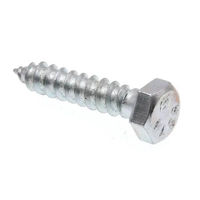 Alt view image 2 of 5 - Prime-Line 9055515 Hex Lag Screws, 5/16 in. X 1-1/2 in., A307 Grade A Zinc Plated Steel, 50-Pack