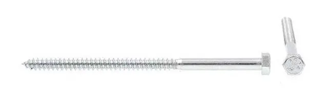 Alt view image 4 of 4 - PRIME-LINE 9055990 Hex Lag Screw 5/16in X 6in A307 Grade A Zinc Plated Steel