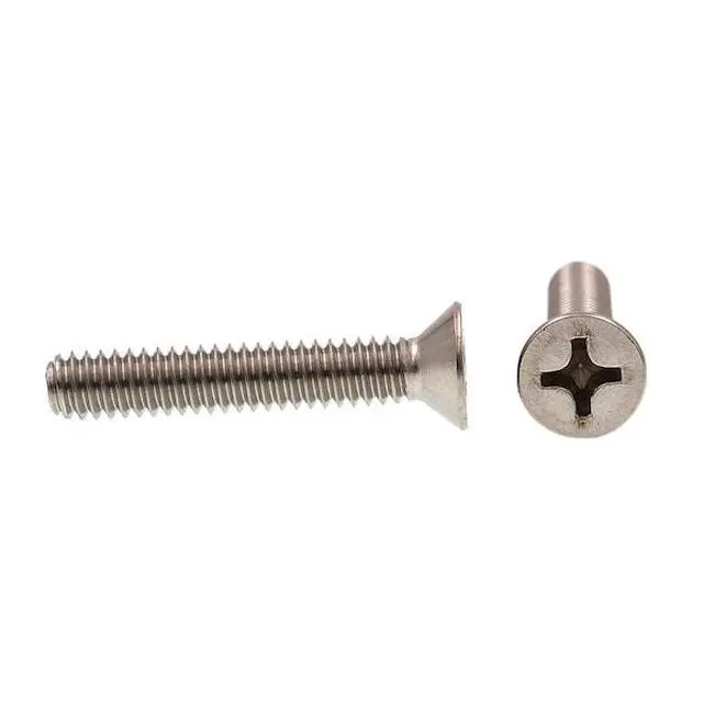Alt view image 4 of 4 - PRIME-LINE 9001954 Machine Screw, Flat Head, Phillip Drive 1/4in-20 X 1-1/2in
