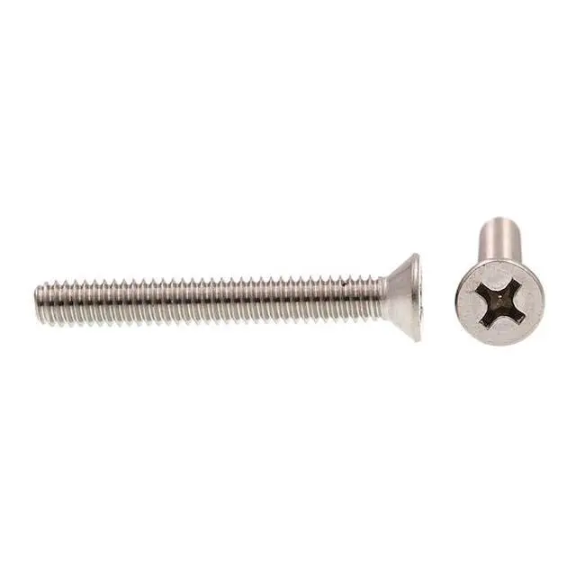 Alt view image 4 of 4 - PRIME-LINE 9002011 Machine Screw, Flat Head, Phillip Drive 1/4in-20 X 2in Grade