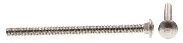 Alt view image 4 of 4 - PRIME-LINE 9063970 Carriage Bolts 3/8in-16 X 6in Grade 18-8 Stainless Steel 10PK
