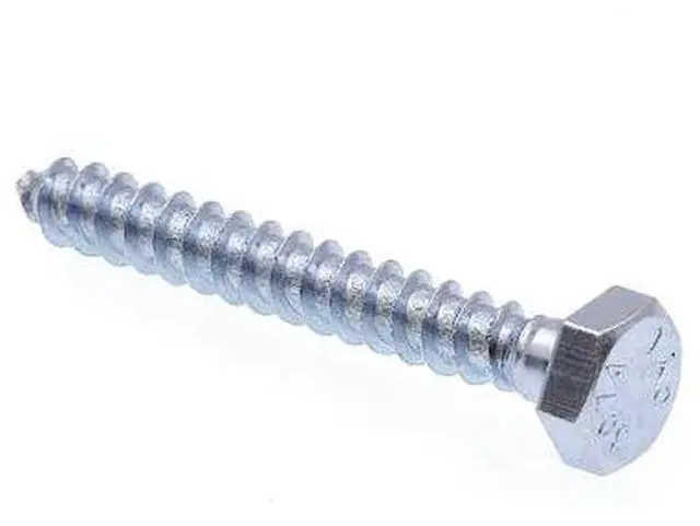 Main image of PRIME-LINE 9055021 Hex Lag Screw 1/4in X 2in A307 Grade A Zinc Plated Steel