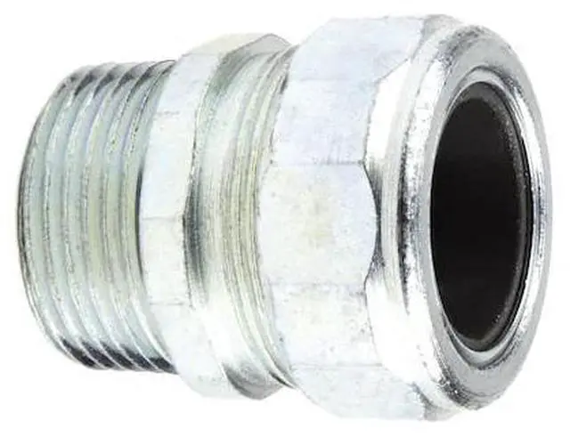 Main image of DOTTIE SR100C950 L.H. Dottie 1'' Steel Strain Relief Connector (Gray Grommet),