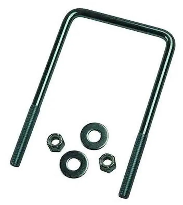 Main image of C.E. SMITH 15260A Square U-Bolt, 0.5" Ht, Zinc Steel